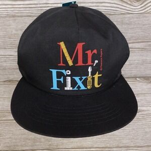 VINTAGE MR FIX IT FUNNY HUMOR DEADSTOCK SNAPBACK HAT CAP NEW!